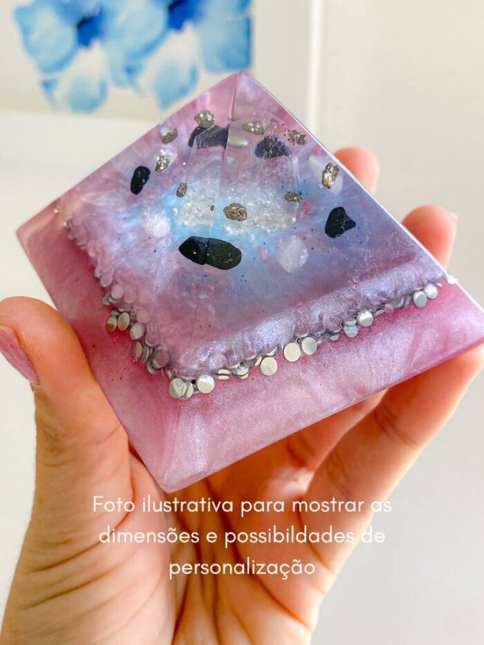 Orgonite Queóps pequena - Personalize a sua