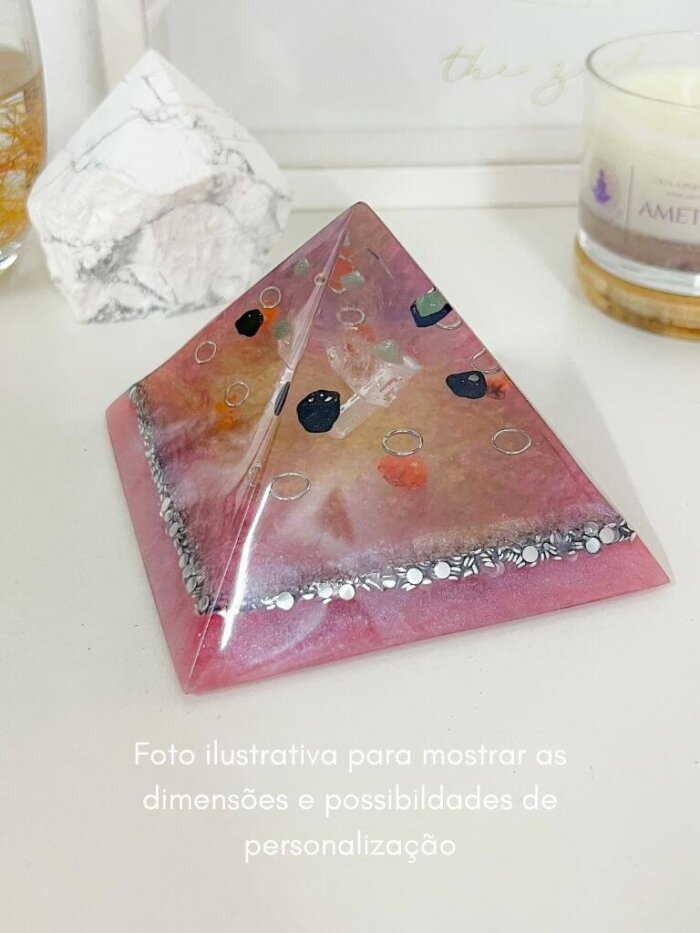 Orgonite Queóps média - Personalize a Sua