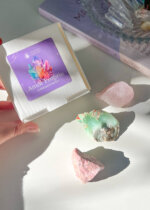 Kit de Cristais para Amor-próprio e Merecimento – Quartzo Rosa, Crisóprasio e Rodocrosita