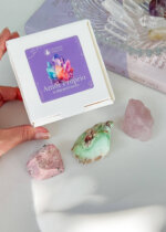 Kit de Cristais para Amor-próprio e Merecimento – Quartzo Rosa, Crisóprasio e Rodocrosita - Imagem 3