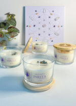 Vela Aromática Pirita – Canela | Abundância, Energia e Prosperidade