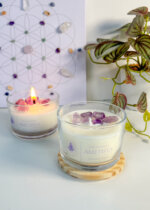 Vela Aromática Ametista – Alecrim & Cascas | Desperte seus Sentidos e Ative sua Intuiçã - Imagem 3