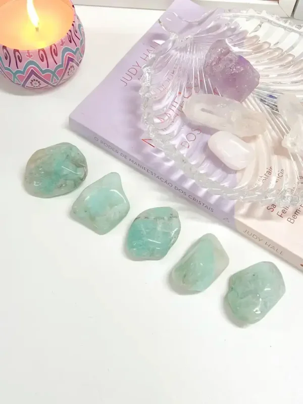 cristal e pedra rolada Ametista