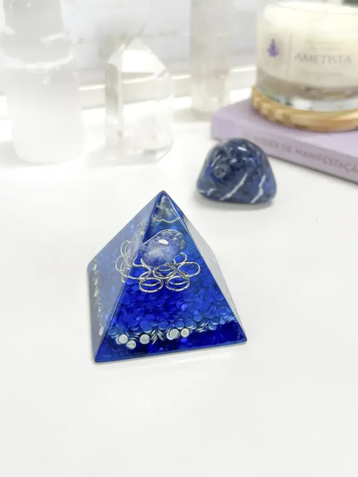 Mini Orgonite Sodalita - Concentração