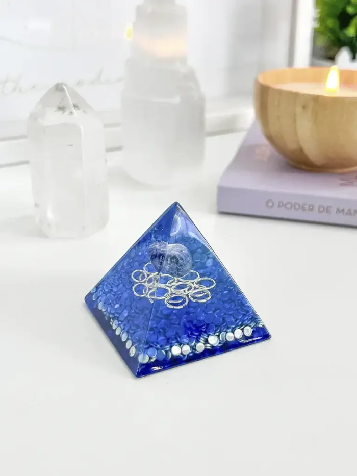 Mini Orgonite Sodalita - Concentração