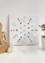 Quadro decorativo de cristais | Flor da vida | Amor e Equilíbrio - Imagem 4