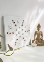 Quadro decorativo de cristais | Flor da vida | Amor e Equilíbrio - Imagem 3