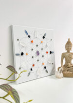 Quadro decorativo de cristais | Flor da vida | Proteção e Força Interior - Imagem 3