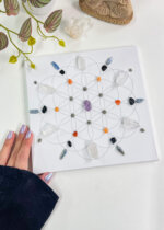 Quadro decorativo de cristais | Flor da vida | Proteção e Força Interior - Imagem 2