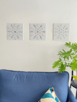 Quadros decorativos de cristais | Flor da vida | Trio Completo - Imagem 5