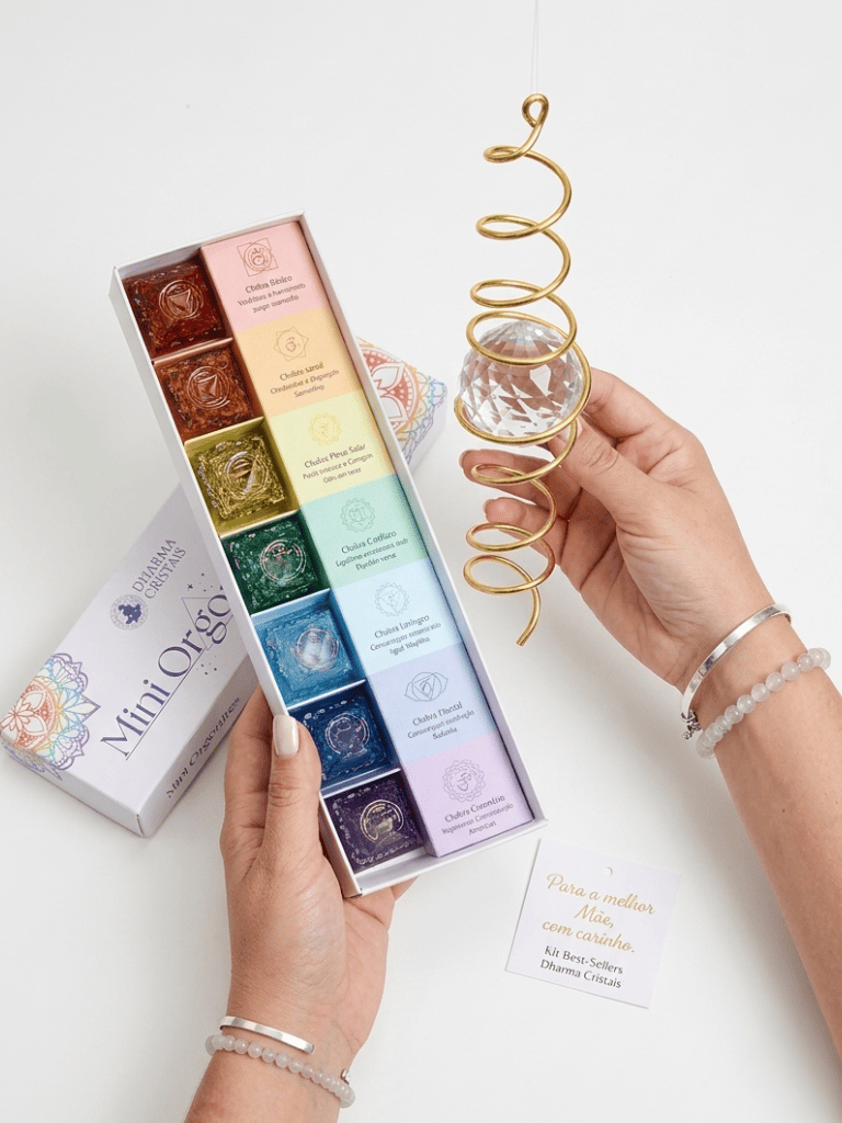 6e43e8a8ad924519ebf45aefddd9e54a.png Kit Presente Conexão: Captador de energia + Kit mini orgonite 7 chakras - Imagem 1