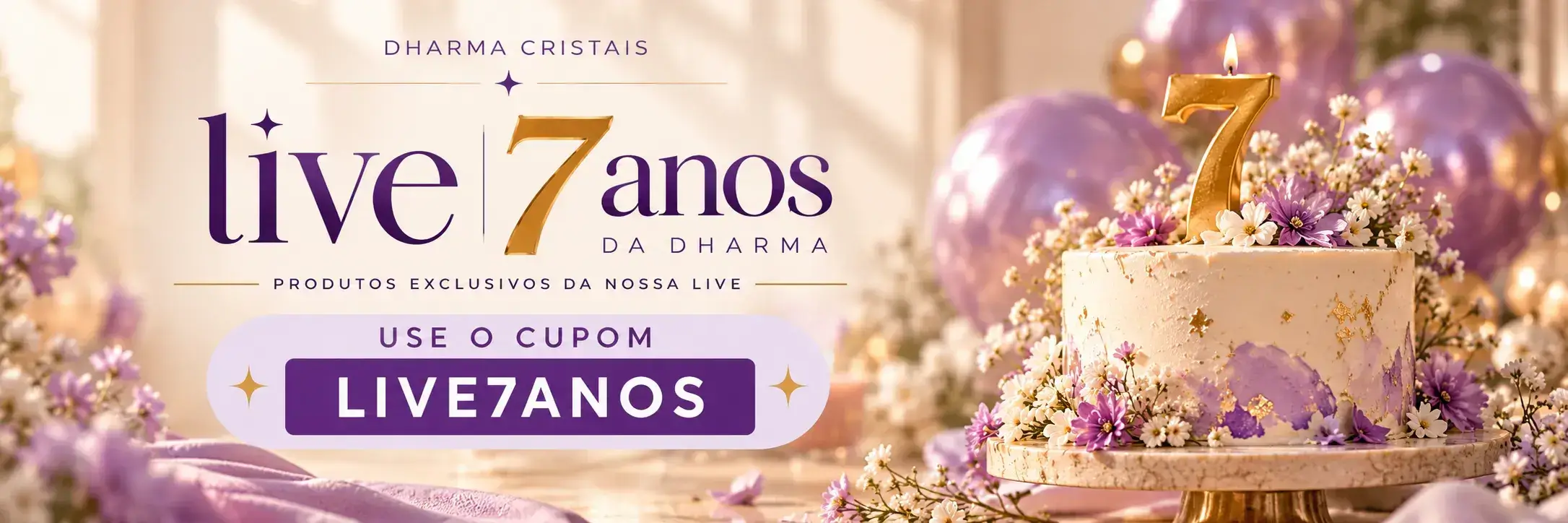 Aniversário Dharma Cristais 2026