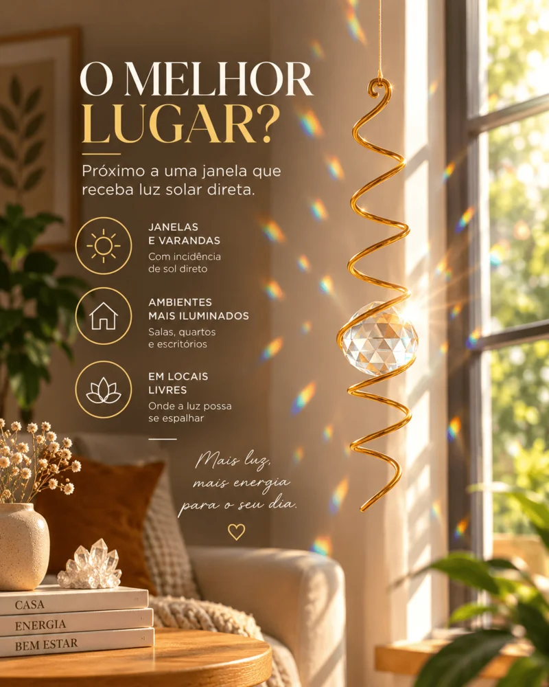 O melhor lugar: janelas e varandas, ambientes iluminados, locais livres